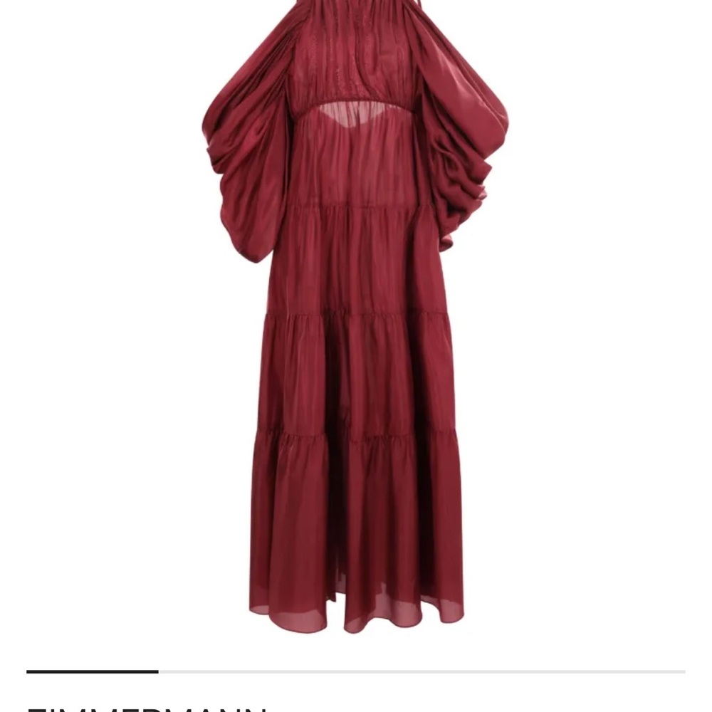 Zimmermann Deep Red Maxi Dress